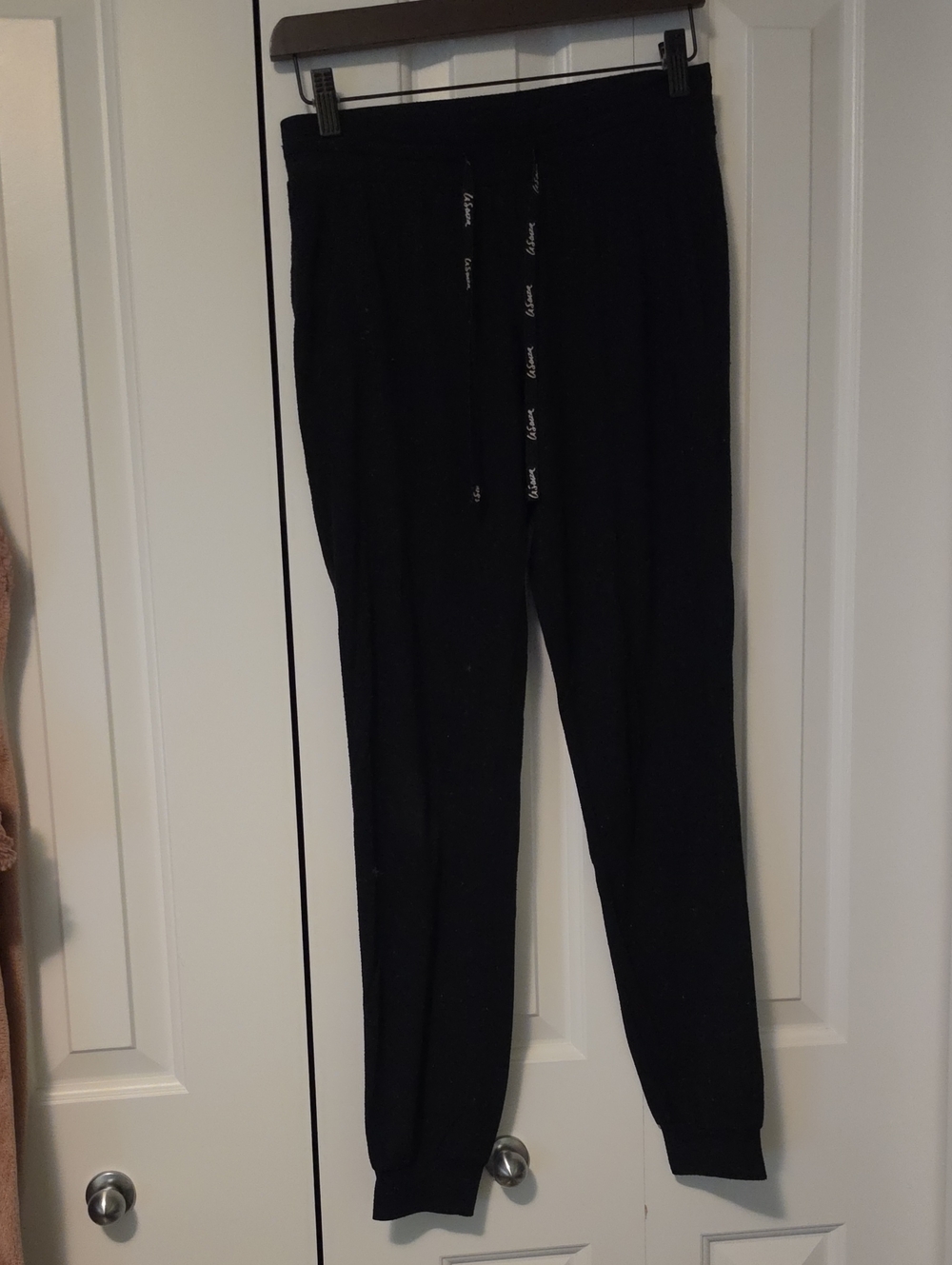 La SENZA Black Women's Jogger Track Pants